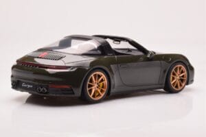 Porsche 911 992 Targa 4S Olive Green GT Spirit 1:18 GT438 Resin — photo 2 of 6
