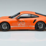 Porsche 911 992 Turbo S China 20th Anniversary Orange Minichamps 1:18 - image 3 of 6