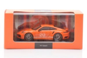 Porsche 911 992 Turbo S Gulf Orange Minichamps 1:43 WAP0209060N002 Diecast — photo 4 of 4