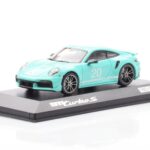 Porsche 911 992 Turbo S Mint Green Minichamps 1:43 - image 2 of 4