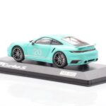 Porsche 911 992 Turbo S Mint Green Minichamps 1:43 - image 3 of 4