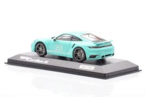 Porsche 911 992 Turbo S Mint Green Minichamps 1:43 WAP0209070N003 Diecast — photo 3 of 4