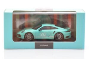 Porsche 911 992 Turbo S Mint Green Minichamps 1:43 WAP0209070N003 Diecast — photo 4 of 4