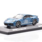 Porsche 911 992 Turbo S Oslo Blue Minichamps 1:43 - image 2 of 4