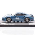 Porsche 911 992 Turbo S Oslo Blue Minichamps 1:43
