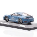 Porsche 911 992 Turbo S Oslo Blue Minichamps 1:43 - image 3 of 4