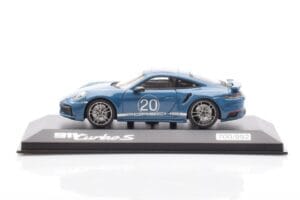 Porsche 911 992 Turbo S Oslo Blue Minichamps 1:43 WAP0209050N001