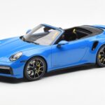 Porsche 911 992 Turbo S Shark Blue GT Spirit 1:18 GT441