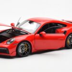 Porsche 911 992 Turbo S Sport Design Red Minichamps 1:18 - image 2 of 8