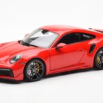 Porsche 911 992 Turbo S Sport Design Red Minichamps 1:18