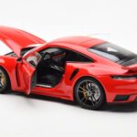 Porsche 911 992 Turbo S Sport Design Red Minichamps 1:18 - image 5 of 8