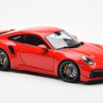 Porsche 911 992 Turbo S Sport Design Red Minichamps 1:18 - image 6 of 8