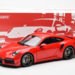 Porsche 911 992 Turbo S Sport Design Red Minichamps 1:18 - image 8 of 8