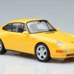 Porsche 911 993 Carrera Yellow Norev 1:18 187596 Diecast - image 4 of 6