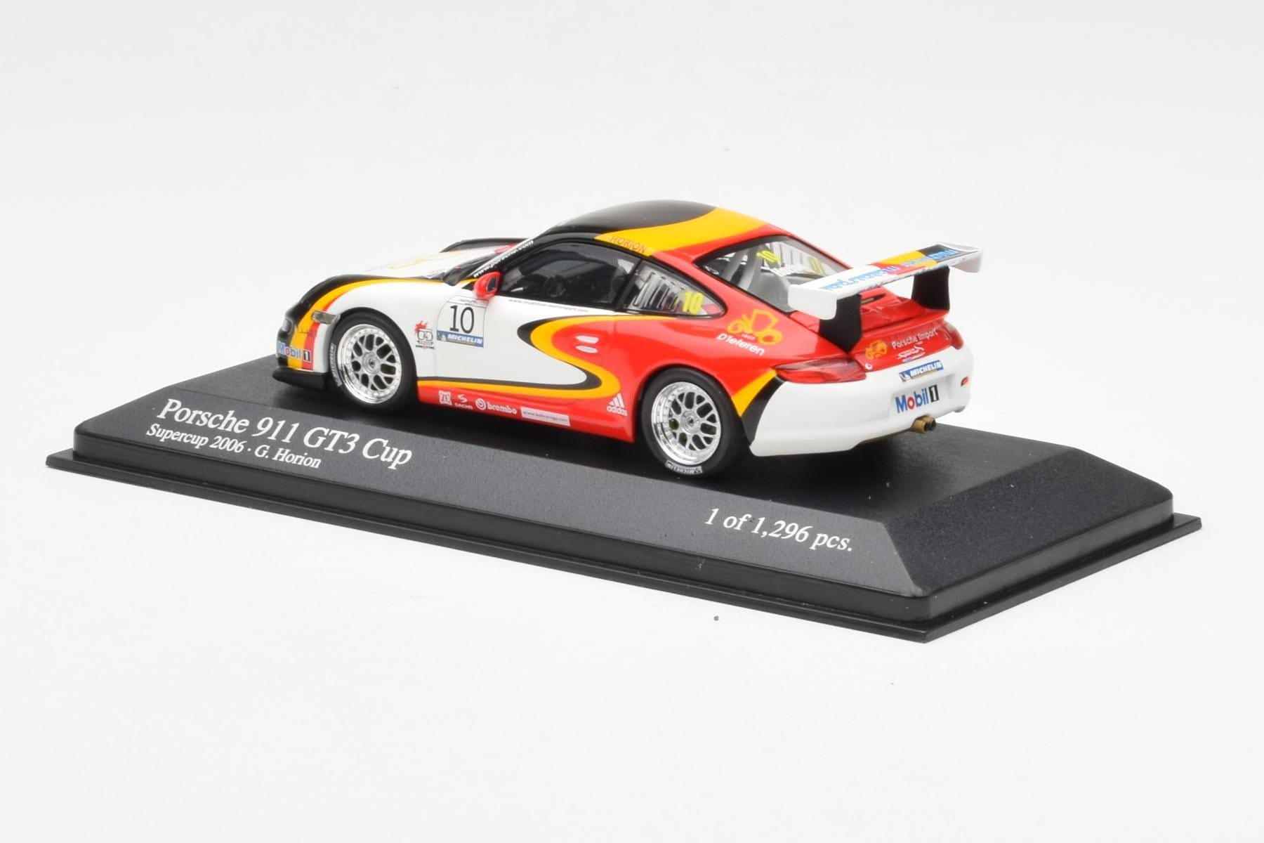 Porsche 911 996 GT3 Cup #10 G. Horion Porsche Supercup 2006 Minichamps 1:43 400066410 Diecast — photo 3 of 4