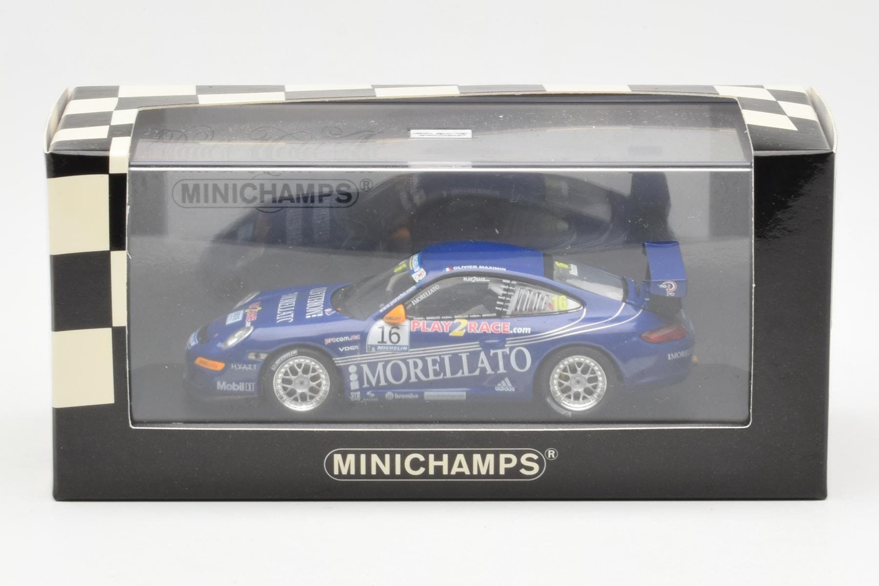Porsche 911 996 GT3 Cup Team Morellato #16 O. Maximin Porsche Supercup 2006 Minichamps 1:43 400066416 Diecast — photo 4 of 4