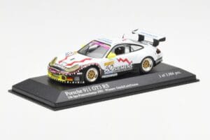 Porsche 911 996 GT3 RS Siemens #50 M. Ortelli / M. Lieb / R. Dumas 24 Hours of Spa 2003 Winners Minichamps 1:43 400036950 Die — photo 2 of 4