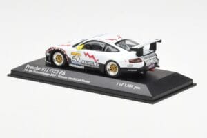 Porsche 911 996 GT3 RS Siemens #50 M. Ortelli / M. Lieb / R. Dumas 24 Hours of Spa 2003 Winners Minichamps 1:43 400036950 Die — photo 3 of 4