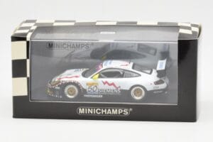 Porsche 911 996 GT3 RS Siemens #50 M. Ortelli / M. Lieb / R. Dumas 24 Hours of Spa 2003 Winners Minichamps 1:43 400036950 Die — photo 4 of 4