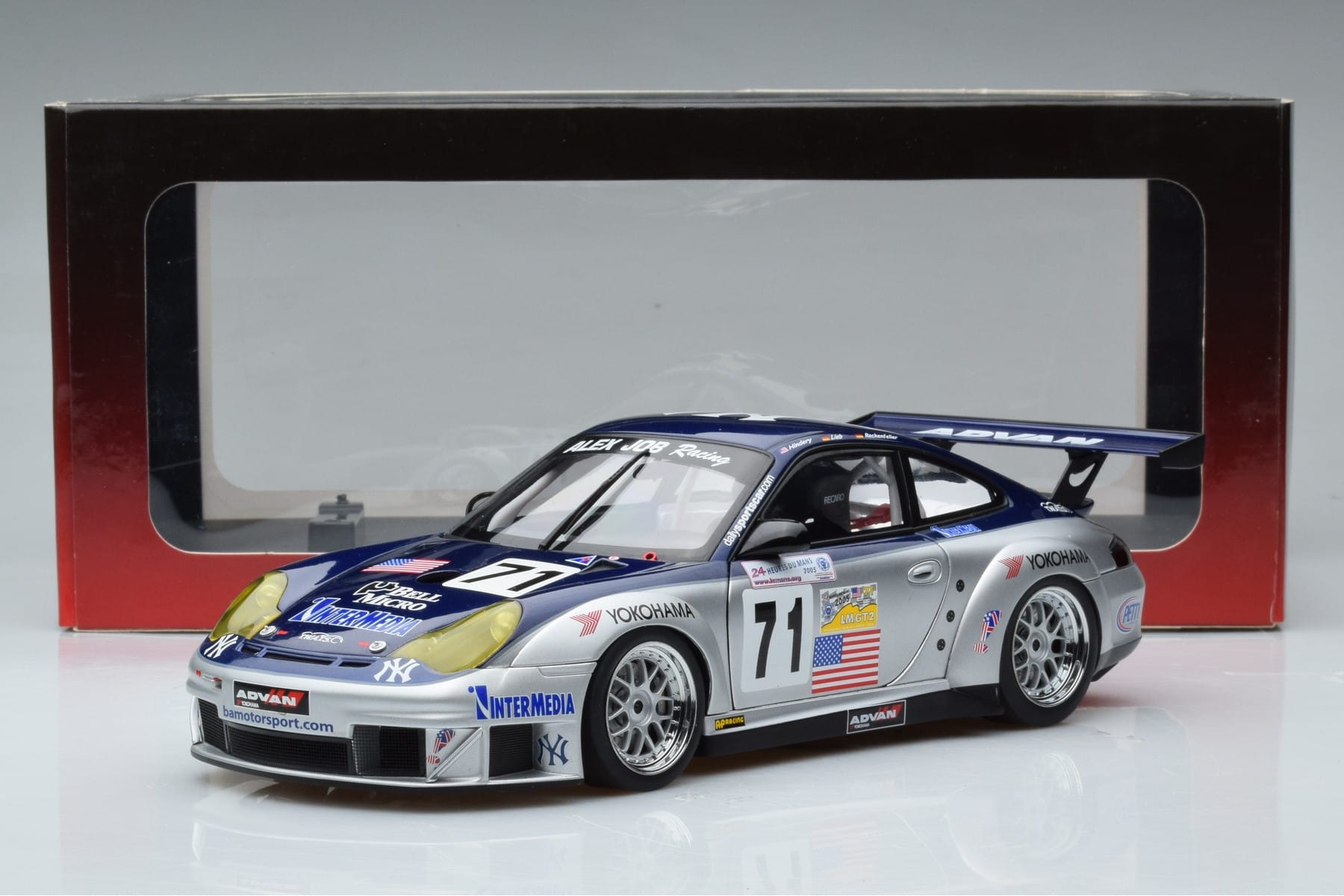 Porsche 911 996 GT3 RSR #71 A. Job 2005 AUTOart 1:18 80583 Diecast — photo 7 of 7