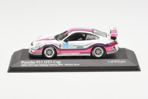 Porsche 911 997 GT3 Cup #56 M. Snow IMSA GT3 Challenge 2008 Minichamps 1:43 400086456