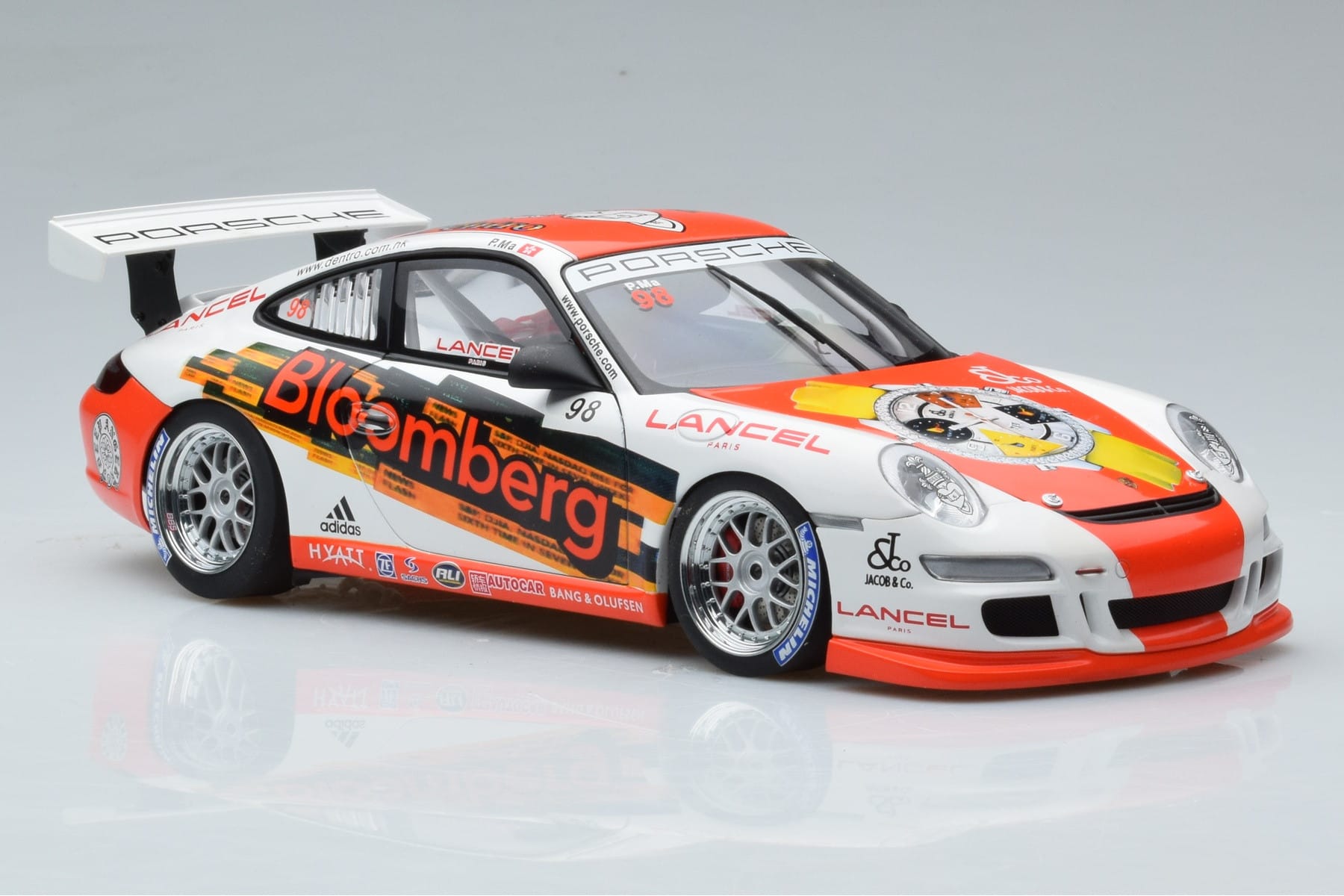 Porsche 911 997 GT3 Cup #98 P. Ma Carrera Cup Asia 2006 AUTOart 1:18 80689 Diecast — photo 5 of 7