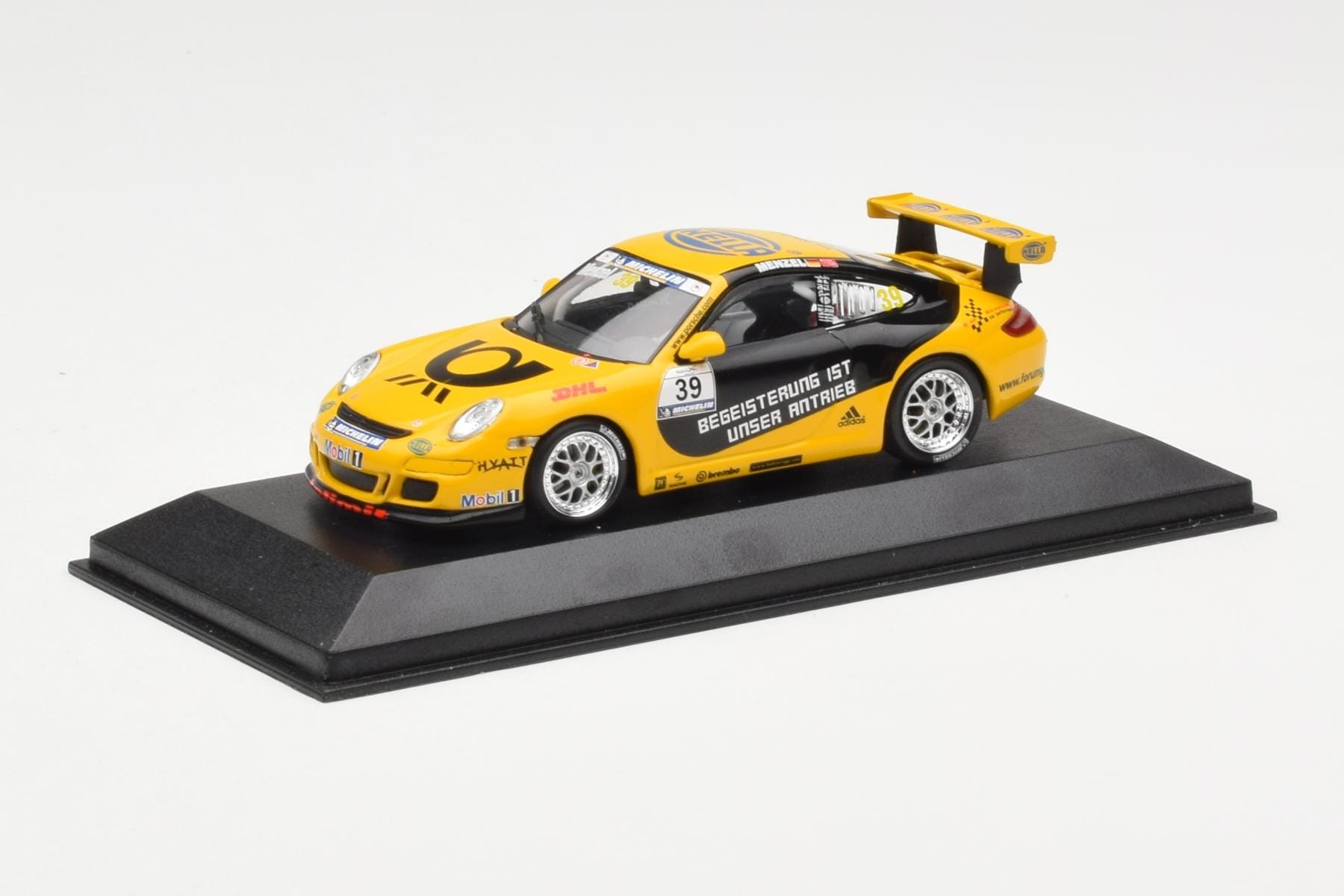 Porsche 911 997 GT3 Cup Tolimit Motorsport #39 Menzel Porsche Supercup 2007 Minichamps 1:43 400066439 Diecast — photo 2 of 4