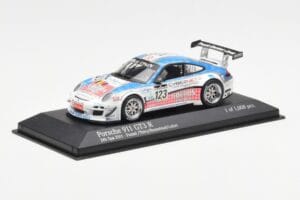 Porsche 911 997 GT3 R Cybernet #123 Fumal / Thiry / Rosenlad / Lefort 24 Hours of Spa 2011 Minichamps 1:43 400118923 Diecast — photo 2 of 4