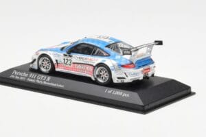 Porsche 911 997 GT3 R Cybernet #123 Fumal / Thiry / Rosenlad / Lefort 24 Hours of Spa 2011 Minichamps 1:43 400118923 Diecast — photo 3 of 4