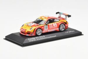 Porsche 911 997 GT3 R ITAS #18 De Lorenzi / Bonetti / Caccia / Bontempelli 24 Hours of Spa 2011 Minichamps 1:43 400118918 Die — photo 2 of 4