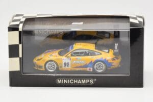 Porsche 911 997 GT3 RS T2M #91 Yamagishi / Fournoux / Konopka 24 Hours of Le Mans 2006 Minichamps 1:43 400066991 Diecast — photo 4 of 4