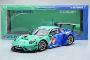 Porsche 911 GT3 R Falken Motorsports #33 K. Bachler / M. Muller / T. Engelhart / M. Werner 24 Hours of Nurburgring 2020 Minic — photo 6 of 6