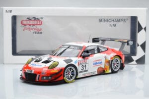 Porsche 911 GT3 R Frikadelli Racing Team #31 M. Arnold / I. Fernandez Winners VLN Round 3 2018 Minichamps 1:18 153186991 Diec — photo 6 of 6