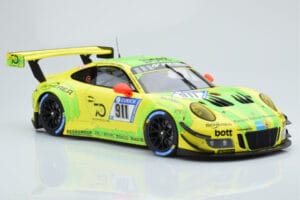 Porsche 911 GT3 R Manthey Racing #911 F. Scherer / K. Estre / R. Dumas / L. Vanthoor / E. Bamber 24 Hours of Nurburgring 2018 — photo 4 of 6