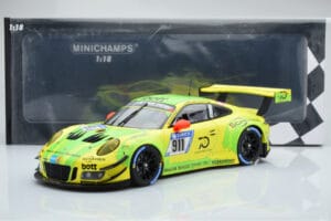 Porsche 911 GT3 R Manthey Racing #911 F. Scherer / K. Estre / R. Dumas / L. Vanthoor / E. Bamber 24 Hours of Nurburgring 2018 — photo 6 of 6