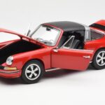 Porsche 911 Targa S Red Schuco 1:18 450036200 - image 2 of 9