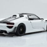 Porsche 918 Spyder Weissach Package White With Black Wheels Minichamps 1:18 - image 3 of 9