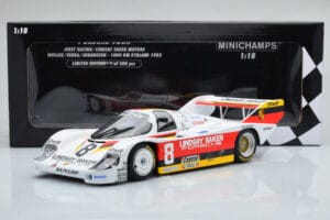 Porsche 956K Lindsay Saker #8 B. Wollek / C. Serra / S. Johansson 1000km Kyalami 1983 Minichamps 1:18 155836698 Diecast — photo 6 of 6