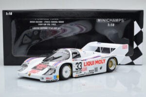 Porsche 956K Liqui Moly Brun Racing #33 H-J. Stuck / H. Grohs / W. Brun 1000km Spa 1983 Minichamps 1:18 155836633 Diecast — photo 6 of 6