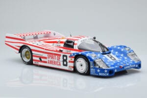 Porsche 956L Spirit of America #8 G. Follmer / J. Morton / K. Miller 24 Hours of Le Mans 1986 Minichamps 1:18 180866508 Dieca — photo 6 of 8