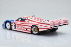 Porsche 956L Spirit of America #8 G. Follmer / J. Morton / K. Miller 24 Hours of Le Mans 1986 Minichamps 1:18 180866508 Dieca — photo 7 of 8