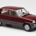 Renault 5 GTL Bordeaux Red Otto 1:18 OT1059 - image 4 of 6