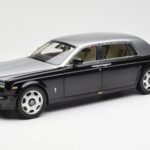 Rolls-Royce Phantom VII EWB Black and Silver Kyosho 1:18 08841BKS
