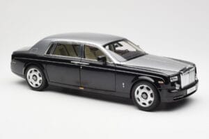 Rolls-Royce Phantom VII EWB Black and Silver Kyosho 1:18 08841BKS Diecast — photo 6 of 8