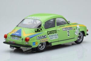 Saab 96 V4 #2 S. Blomqvist / H. Sylvan Rally Sweden 1976 IXO 1:18 18RMC085B Diecast — photo 2 of 6