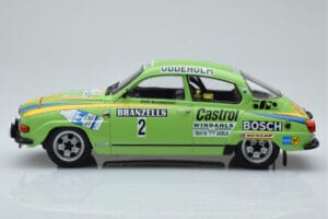 Saab 96 V4 #2 S. Blomqvist / H. Sylvan Rally Sweden 1976 IXO 1:18 18RMC085B Diecast — photo 3 of 6