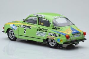 Saab 96 V4 #2 S. Blomqvist / H. Sylvan Rally Sweden 1976 IXO 1:18 18RMC085B Diecast — photo 5 of 6