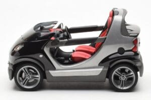 Smart Fortwo Crossblade Cabriolet Silver Black Kyosho 1:18 13440 Diecast — photo 3 of 6