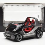 Smart Fortwo Crossblade Cabriolet Silver Black Kyosho 1:18 - image 6 of 6