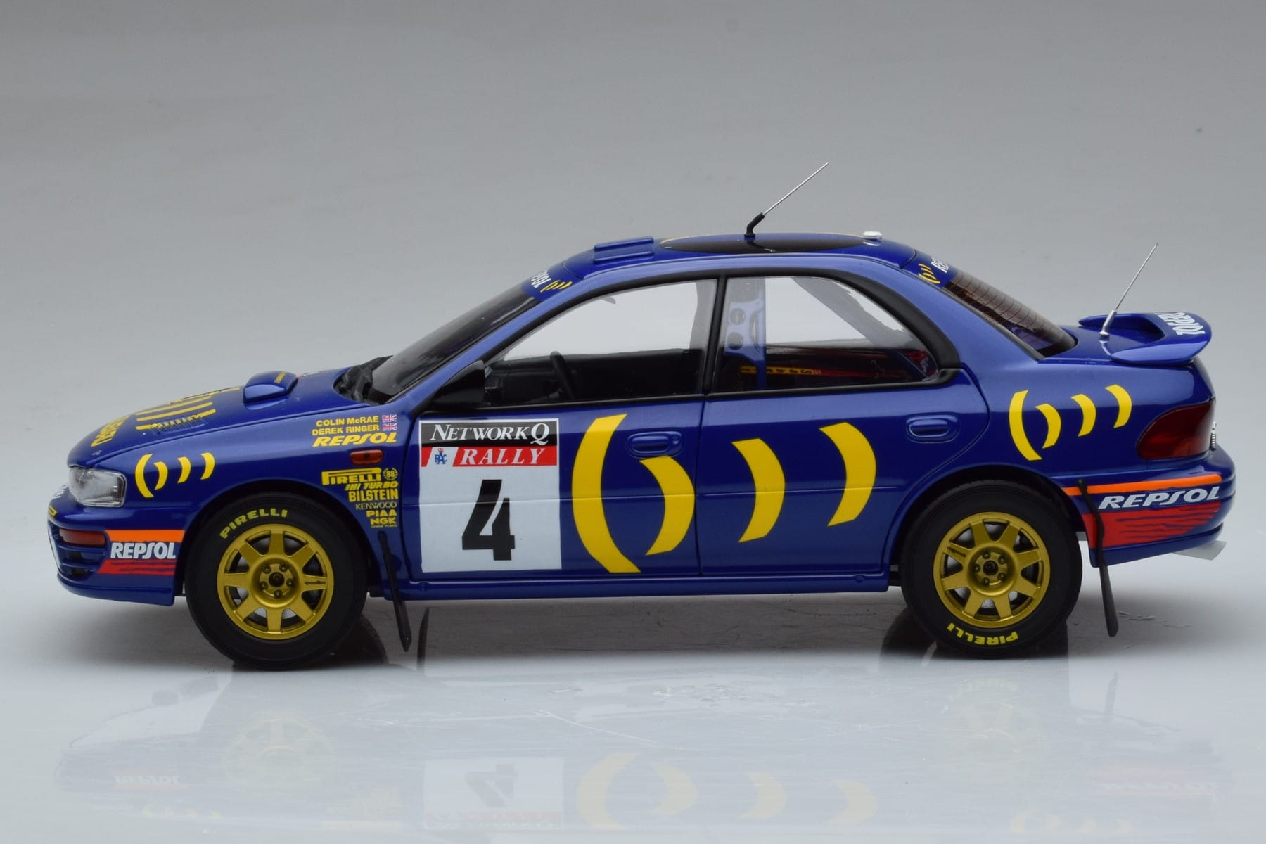 Subaru Impreza #4 C. McRae / D. Ringer Winner RAC Rally 1994 Kyosho 1:18 08962A Diecast — photo 4 of 9